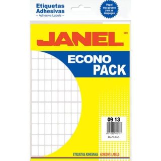 ETIQUETA JANEL NUM 01 ECONOPACK 09*13mm C/2,160 Pzas